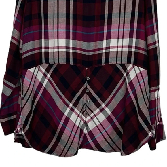 Talbots Women’s Large Plaid Button Up Long Sleeve Shirt - Picture 10 of 10
